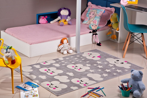 Tapete Infantil Veludo Várias Estampas Quarto 1,00 X 1,50