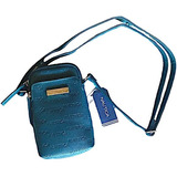 Bolsito Crossbody Para Telefono Nautica Azul Petroleo