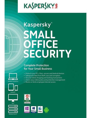 Kaspersky Small Office Security 25 Pc + 3 Servidores