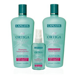 Set Capilatis Ortiga Mujer Shampoo + Acondicionador + Tónico