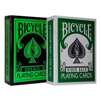 Set De Barajas Bicycle Rider Back Verde Para Poker, Magia | Envío gratis