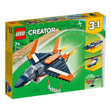 Kit De Construcción Lego Creator Avión Jet Supersónico 31126