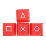 Teclas Keycaps Abs Playstation, 4 Botones Para Pc