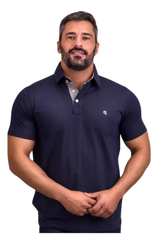 Camisa Gola Polo Masculina Algodão Premium Tamanho Plus Size