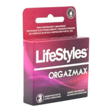 Preservativos Lifestyles Orgazmax 3 Unidades