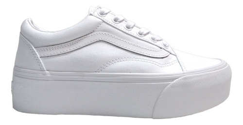 Tenis Vans Old Skool Stac Unisex Color Blanco (vn0a7q5mw00)