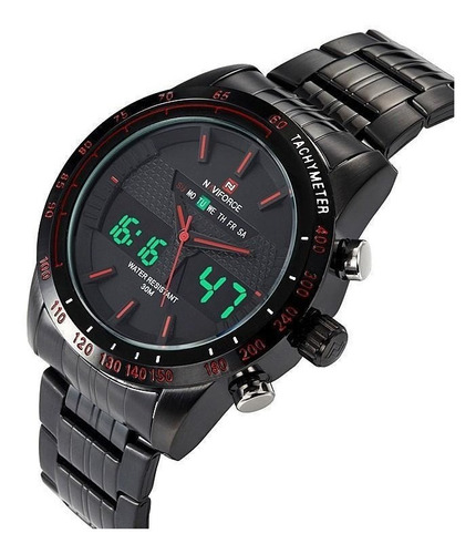 Relógio Masculino Naviforce 9024 Preto Clássico C/garantia