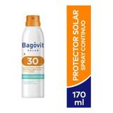 Protector Solar Bagovit Solar Fps30 Spray Continuo X170ml