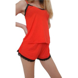 Pijama Verano Morley Short Musculosa Puntilla Sheli 2143