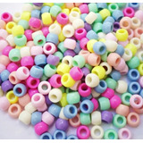 Miçangão Plástico P/ Tererê - Candy Color 6mm Aprox 930 Pçs