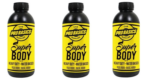 Super Body Recubrimiento Ahulado Anticorrisivo Base Agua 3lt