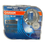 Juego Bombillos Osram Aleman H4 Cool Blue Boost 12v 100/90w