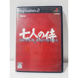 Seven Samurai Original Playstation 2,jogo Ps2,play 2