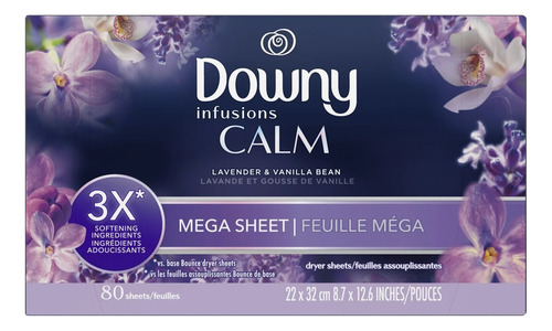 Downy Infusions Toallas Suavizante  P/ Secadora 80 Pack 