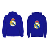 Sudadera Canguro De Real Madrid Azul Rey