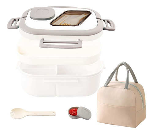 Fiambrera Portátil, Térmico Lunch Box Gran Capacidad 1200ml