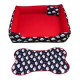 Cama Para Dog Caminha Pra Cachorro Grande Gg 95x95cm +tapete Cor Dog Baby