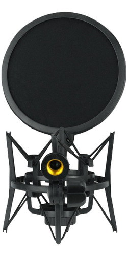 Micrófono Mic Shock Mount Con Shield Filter Mask Desktop