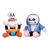 Juguete De Peluche De Undertale Papyrus Sans Muñeco, 2 Unida