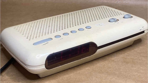 Rádio Relógio Despertador Cce Sucata Antigo Usado = Philco
