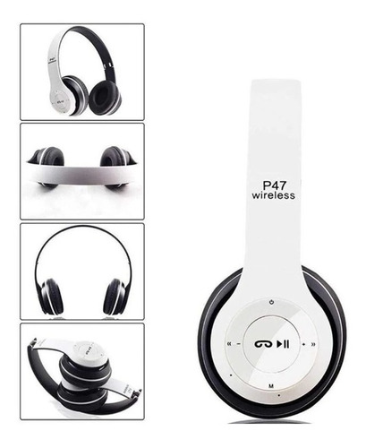 Audifonos Bluetooth Diadema Inalambricos P47 Microfono Radio