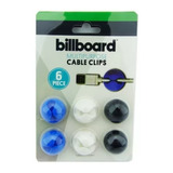 Kit De Clip Organizador Para Cables Billboard. Set X 6 Pcs. 