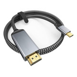 Cable Usb C A Hdmi 1.8m, 4k@60hz Usb C A Hdmi Para iPad Mini