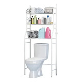 Estante Mueble Organizador De Baño 3 Niveles Repisa  Blanco