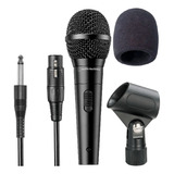 Microfone Profissional Audio Technica Atr1300x Com Espuma