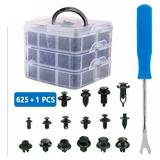 Kit De Grapas Automotrices 625 Piezas Palancas Color Azul