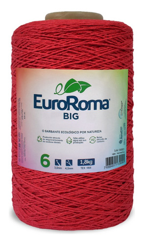 Barbante Euroroma 1.8kg 1871m Fio 6 - Escolha A Cor