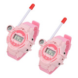 2pcs Walkie Talkies Reloj Niños Reloj Radio Al Aire Libre