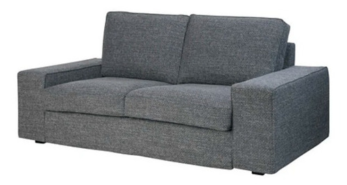 Love Seat Emery Lino Gris Sala Sofa Sillon Mueble Pieza