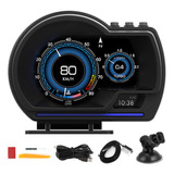 Nuevo Pantalla Frontal Obd2+gps Smart Gauge Velocímetro Hud