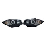 Faro Bmw Serie 1 2004 2005 2006 2007 Negro Juego