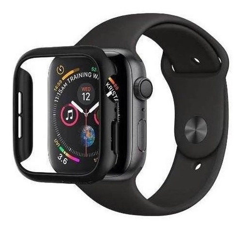 Case Spigen Thin Fit Para Apple Watch 44mm Series 4/5 Preto