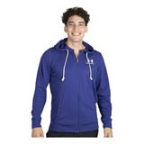 Campera Under Armour Sportstyle Terry Hombre Training Azul F