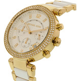 Reloj Michael Kors Para Mujer Mk6119- Tono Oro Acero