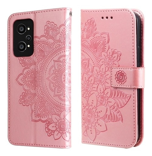 P3179 Estuche Para Oppo A15/a15s 7 Pétalos Estampado Flores