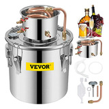 Destilador De Alcohol Vevor 9.6gal/38l De Acero Inoxidable C