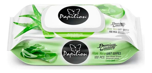 Papilion Toallitas Humedas Aloe V - Unidad a $14441