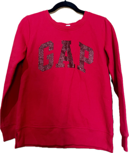 Sudadera Roja Gap Dama Mujer Talla Chica 