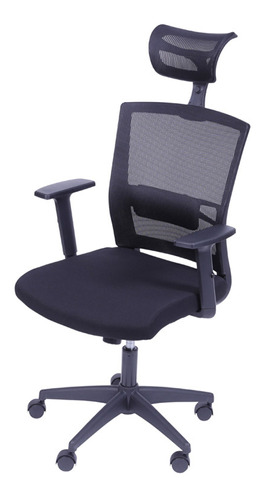 Cadeira Ergonômica Para Escritório Presidente Preta 3317