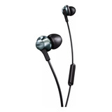 Auricular Philips Pro 6105 Negros In Ear Cable Con Micrófono Color Negro