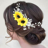 Peines - Asooll Flower Wedding Hair Accessories For Women Br