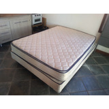 Somier Piero 140 X 190 Con Resortes Y Pillowcomo Nuevo 