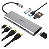 Estacin De Acoplamiento, Hub Usb C, Estacin De Acoplamiento