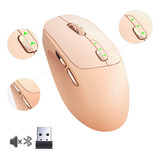 Mouse Inalámbrico Bluetooth Recargable Ergonomía 2.4g 3modos