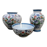 Jarrones Plato Ondo Decorativo Antiguos Porcelana China