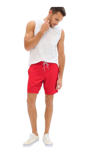 Traje De Baño Hombre Gap Rojo